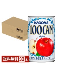カゴメ 100CAN アップル 160g 缶 30本 1ケース