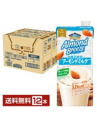 ポッカサッポロ アーモンド ブリーズ 砂糖不使用 アーモンドミルク 1L（1000ml）紙パック 6本 2ケース（12本）