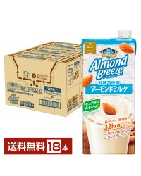ポッカサッポロ アーモンド ブリーズ 砂糖不使用 アーモンドミルク 1L（1000ml）紙パック 6本 3ケース（18本）