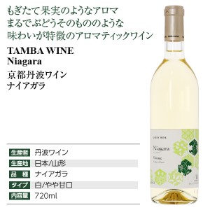 京都丹波ワイン  ナイアガラ 2022 720ml | 酒類の総合専門店 フェリシティー お酒の通販サイト