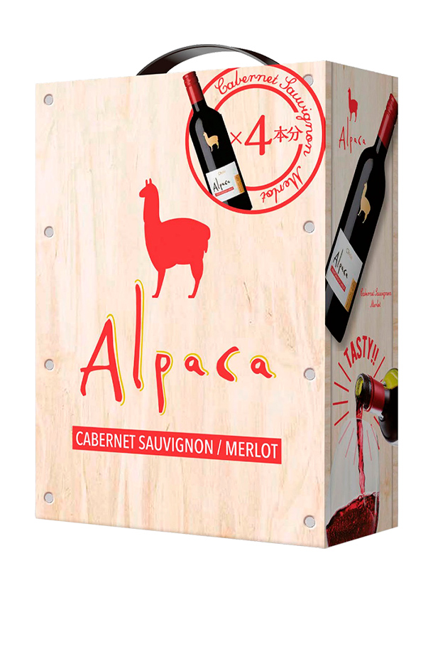 サンタ ヘレナ アルパカ カベルネ メルロー 2023 3000ml 4本 1ケース バックインボックス ボックスワイン 赤ワイン 箱ワイン チリ