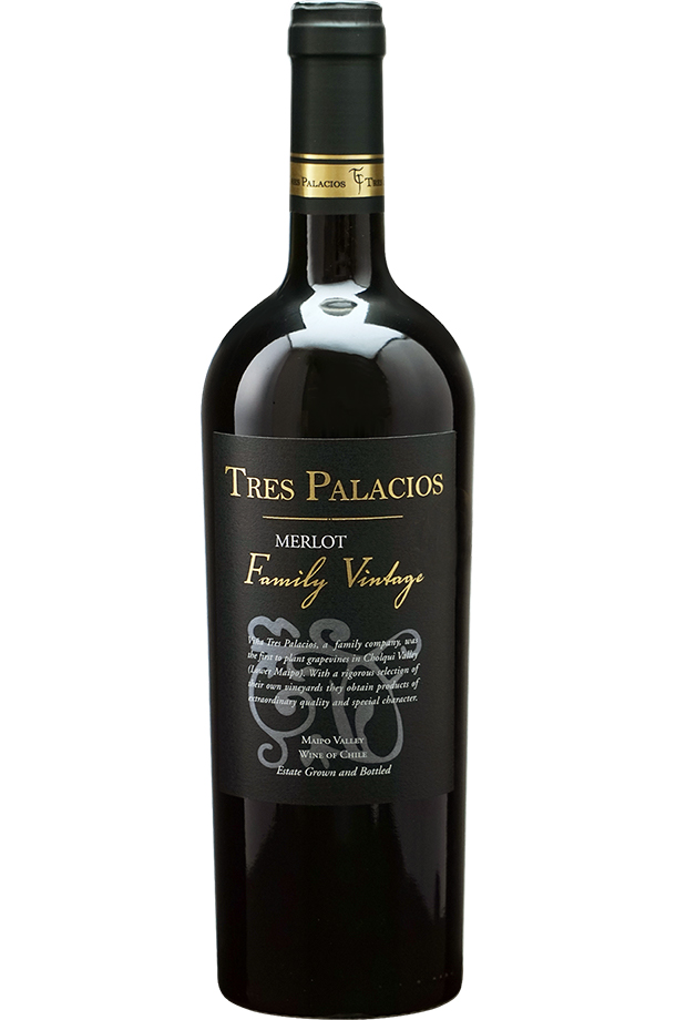 トレス パラシオス メルロ ファミリー ヴィンテージ 2020 750ml 赤ワイン チリ