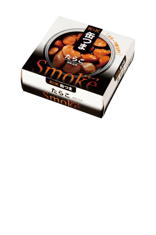 K&K 缶つま Smoke（スモーク） たらこ 50g 缶詰 食品 おつまみ