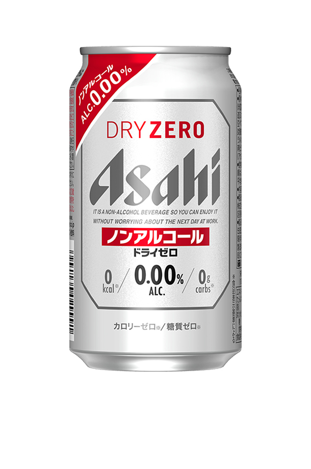 アサヒ ドライゼロ 350ml 缶 24本×4ケース（96本）