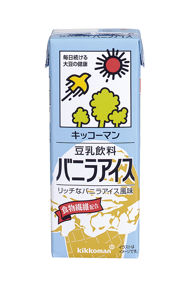 豆乳系飲料 | キッコーマン 豆乳飲料 バニラアイス 200ml 紙パック 18本 1ケース
