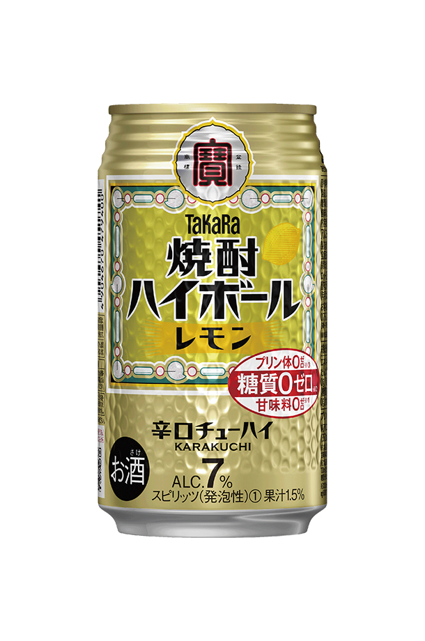 宝酒造 Takara タカラ 寶 焼酎ハイボール レモン 350ml 缶 24本×2ケース（48本）