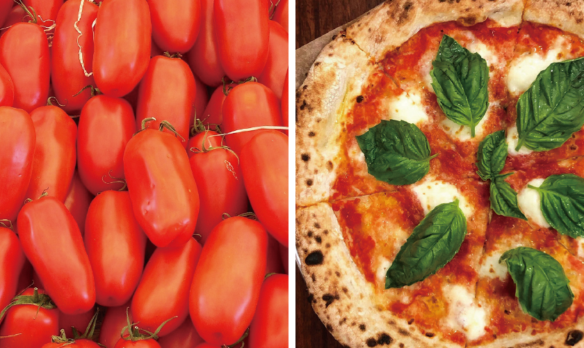 ナポリ ミア トマトとピザ