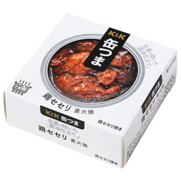 K&K 缶つま 鶏セセリ 直火焼 50g 缶詰 食品 おつまみ