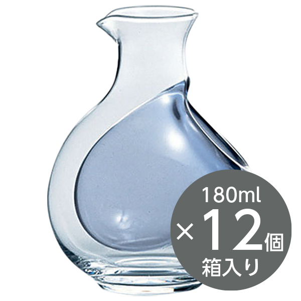 東洋佐々木ガラス カラフェ バリエーション 徳利（小） 12個セット 品番：61058DV 日本製 ケース販売 冷酒カラフェ
