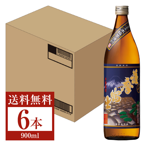 濱田酒造 本格芋焼酎 薩摩富士 25度 瓶 900ml 6本 1ケース 芋焼酎 鹿児島