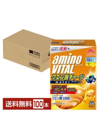 味の素 アミノバイタル クエン酸チャージ ウォーター レモン味 10g×20本入 5箱（100本）