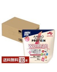 味の素 アミノバイタル アミノプロテイン for woman ストロベリー味 3.8g×30本入 パウチ 6袋（180本）