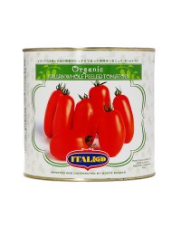 イタリアット（旧モンテベッロ） オーガニック 有機栽培 ホールトマト 丸ごと 2550g 6缶 1ケース