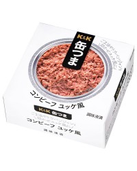 K&K 缶つま コンビーフ ユッケ風 80g 缶詰 食品 おつまみ