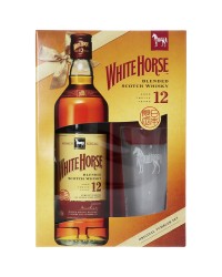 ホワイトホース 12年 ブレンデッド スコッチウイスキー 40度 正規 700ml グラス付き ギフトボックス 2023