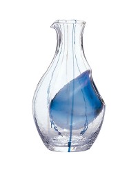 東洋佐々木ガラス 和がらす 冷酒カラフェ（ブルー） 品番：61507 日本製 4合瓶（720ml）徳利