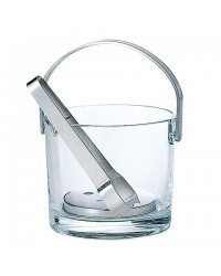 東洋佐々木ガラス アイスペール トング付き 品番：P-12601-JAN 日本製 ガラス製