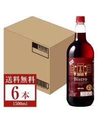 メルシャン ビストロ 深みの濃い赤 ペットボトル 1.5L 1500ml 6本 1ケース 赤ワイン