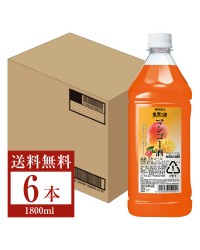 アサヒ ニッカ 果実の酒 マンゴー酒 15度 ペットボトル 1800ml（1.8L） 6本 1ケース asahi nikka 国産