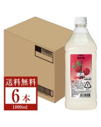 アサヒ ニッカ 果実の酒 ライチ酒 15度 ペットボトル 1800ml（1.8L） 6本 1ケース asahi nikka 国産