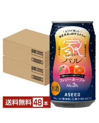 アシード 家バル ファジーネーブル 350ml 缶 24本×2ケース（48本） ASEED iebar チューハイ