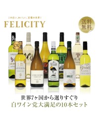 【12】白ワイン選りすぐり パーティー 10本セット 第22弾 750ml×10　飲み比べ 白 ワイン セット