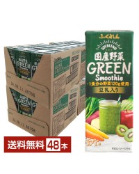 ふくれん 国産野菜 グリーンスムージー 200ml 紙パック 24本×2ケース（48本） 野菜ジュース