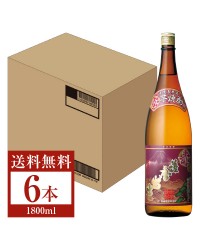 濱田酒造 本格芋焼酎 赤 薩摩富士 25度 瓶 1800ml（1.8L） 6本 1ケース 芋焼酎 鹿児島