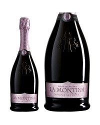 ラ モンティーナ フランチャコルタ ロゼ デミ デック 750ml スパークリングワイン ピノ ノワール イタリア