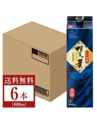 福徳長酒類 本格芋焼酎 博多の華 芋 黒麹 25度 紙パック 1.8L（1800ml） 6本 1ケース いも焼酎 福岡
