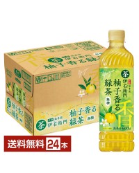 サントリー 伊右衛門 柚子香る緑茶 600ml ペットボトル 24本 1ケース 