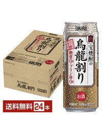 宝酒造 寶 タカラ 宝焼酎の烏龍割り 480ml 缶 24本 1ケース