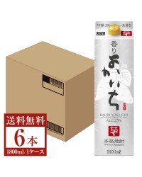 宝酒造 本格焼酎 香りよかいち 芋 25度 紙パック 1800ml （1.8L） 6本 1ケース 芋焼酎 宮崎
