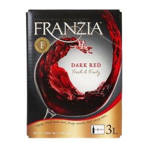 フランジア ワインタップ ダークレッド バッグ イン ボックス 3000ml 4本 1ケース 赤ワイン 箱ワイン