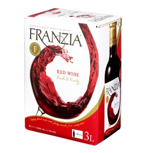 フランジア ワインタップ 赤 3000ml 4本 1ケース赤ワイン 箱ワイン バックインボックス 包装不可 同梱不可