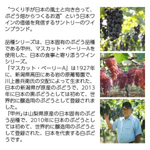サントリー フロムファーム  マスカット ベーリーA 日本の赤 2019 750ml  赤ワイン 日本ワイン | 酒類の総合専門店 フェリシティー お酒の通販サイト