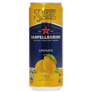 サンペレグリノ イタリアン スパークリングドリンク リモナータ（レモン） 缶 1ケース 24本入り 330ml
