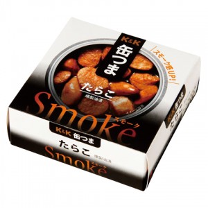 K&K 缶つま Smoke（スモーク） たらこ 50g 缶詰 食品 おつまみ