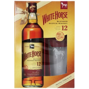 ホワイトホース 12年 ブレンデッド スコッチウイスキー 40度 正規 700ml グラス付き ギフトボックス