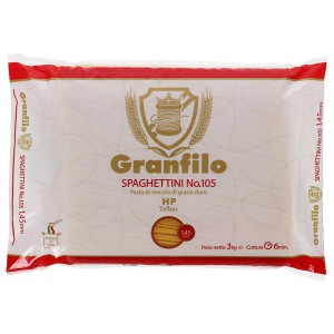 グランフィーロ スパゲッティ ハイプロテイン 1.45mm （No.105） 3kg granfilo パスタ