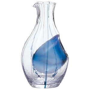 東洋佐々木ガラス 和がらす 冷酒カラフェ（ブルー） 品番：61507 日本製 4合瓶（720ml）徳利
