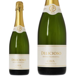 デリシオーソ カヴァ ブリュット 750ml スパークリングワイン マカベオ スペイン