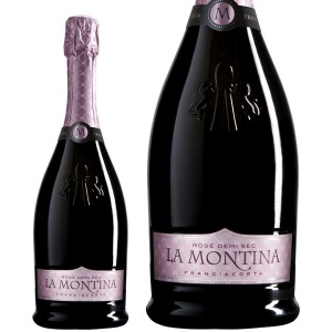 ラ モンティーナ フランチャコルタ ロゼ デミ デック 750ml スパークリングワイン ピノ ノワール イタリア