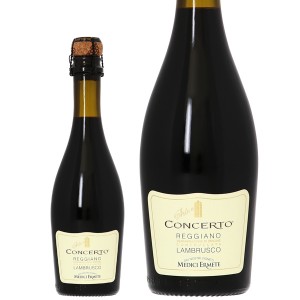 メディチ エルメーテ コンチェルト ランブルスコ レッジアーノ セッコ 2022 正規 375ml スパークリングワイン イタリア