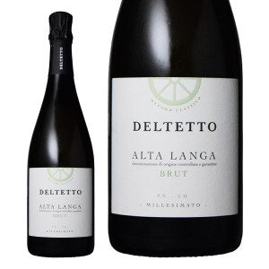 アジィエンダ アグリコーラ デルテット アルタ ランガ ブリュット 2018 750ml スパークリングワイン イタリア