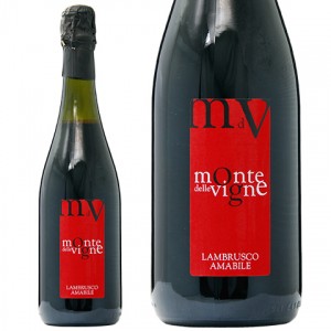 モンテ デッレ ヴィーニェ ランブルスコ アマービレ NV 750ml スパークリングワイン イタリア