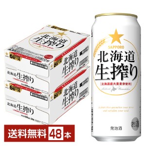 サッポロ 北海道 生搾り 500ml 缶 24本×2ケース（48本）
