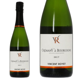 ヴァンサン ロワイエ  クレマン ド ブルゴーニュ ブリュット 750ml  スパークリングワイン ピノノワール フランス