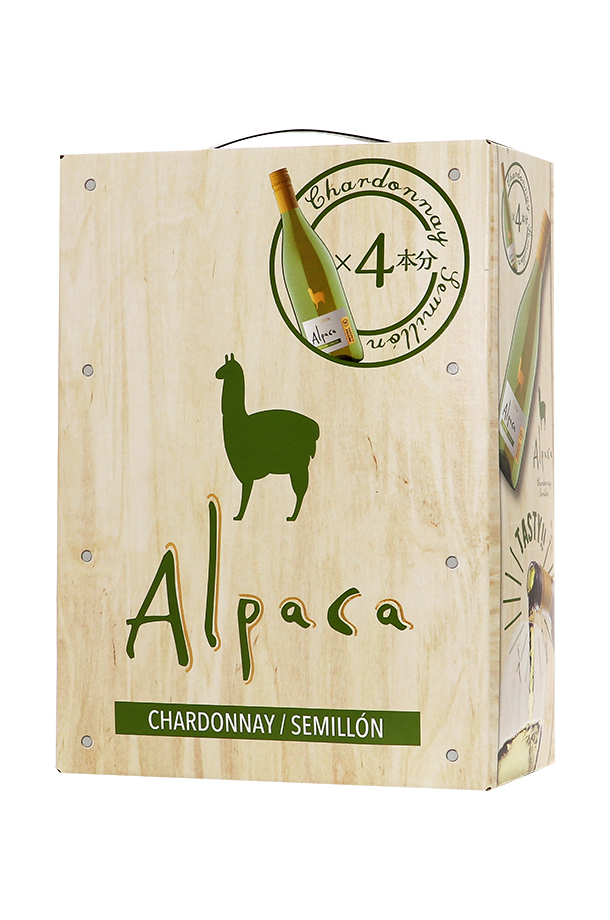 サンタ ヘレナ アルパカ シャルドネ セミヨン 2023 1ケース 3000ml×4 バックインボックス ボックスワイン 白ワイン 箱ワイン チリ