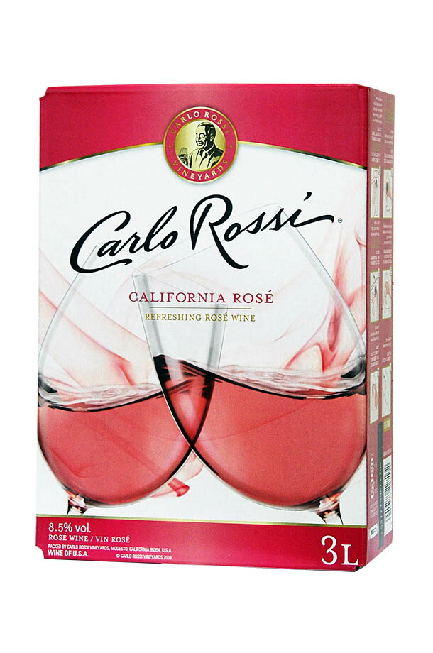カルロ ロッシ（カルロロッシ） ロゼ （ボックスワイン）3000ml 4本 1ケース ロゼワイン 箱ワイン